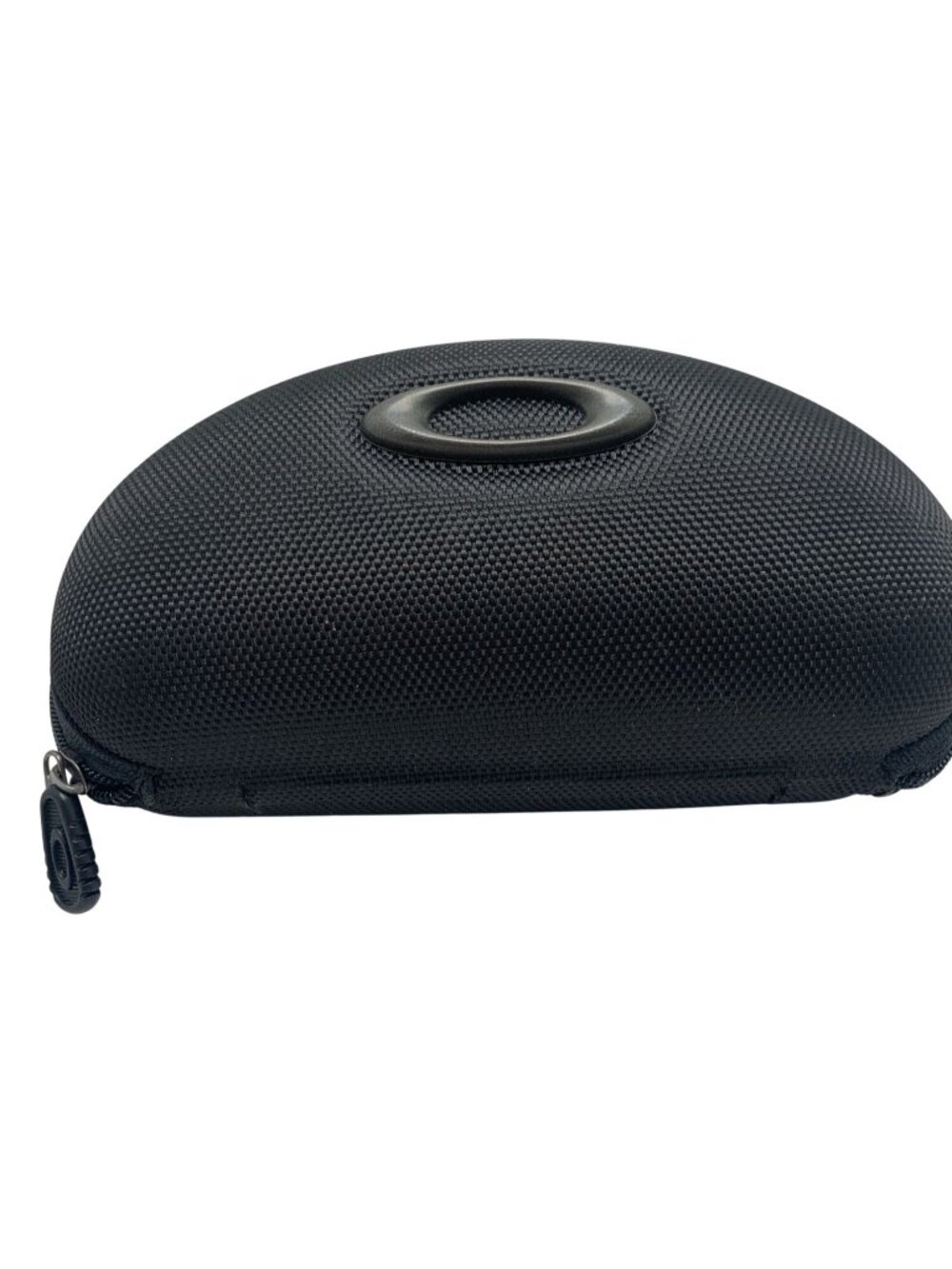 Oakley Hard Black Zippered Eyewear Case With Microfiber Cleaning Cloth